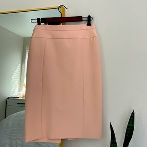 WHBM blush pink pencil skirt